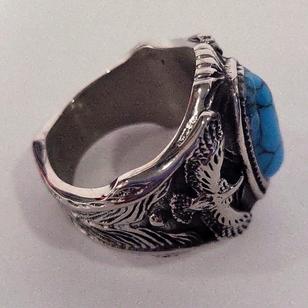 Eagle Statement Handmade Men's Ring Size 9 1/2 NWT